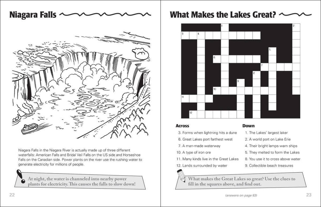 Great Lakes Activity Book