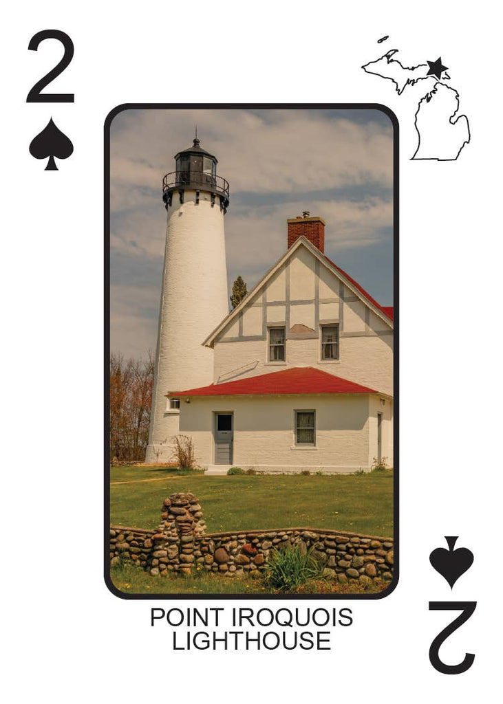 LIGHTHOUSES OF MICHIGAN - Playing Cards - Euchre Friendly