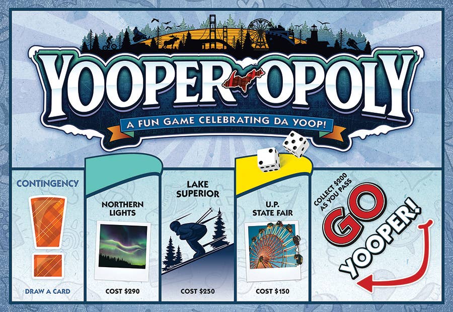 Yooper-Opoly Board Game