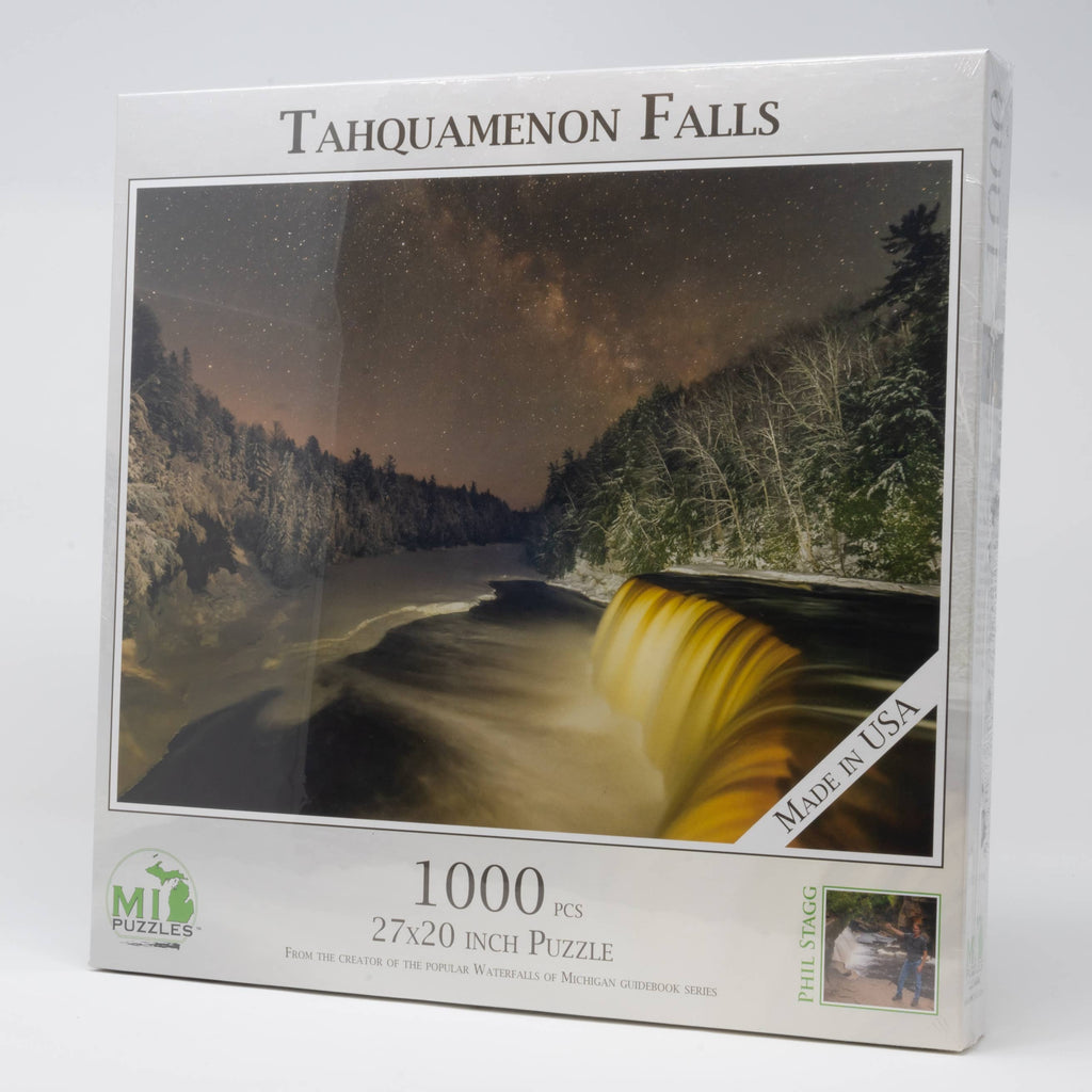 Tahquamenon Falls Puzzle - Starry Night Design