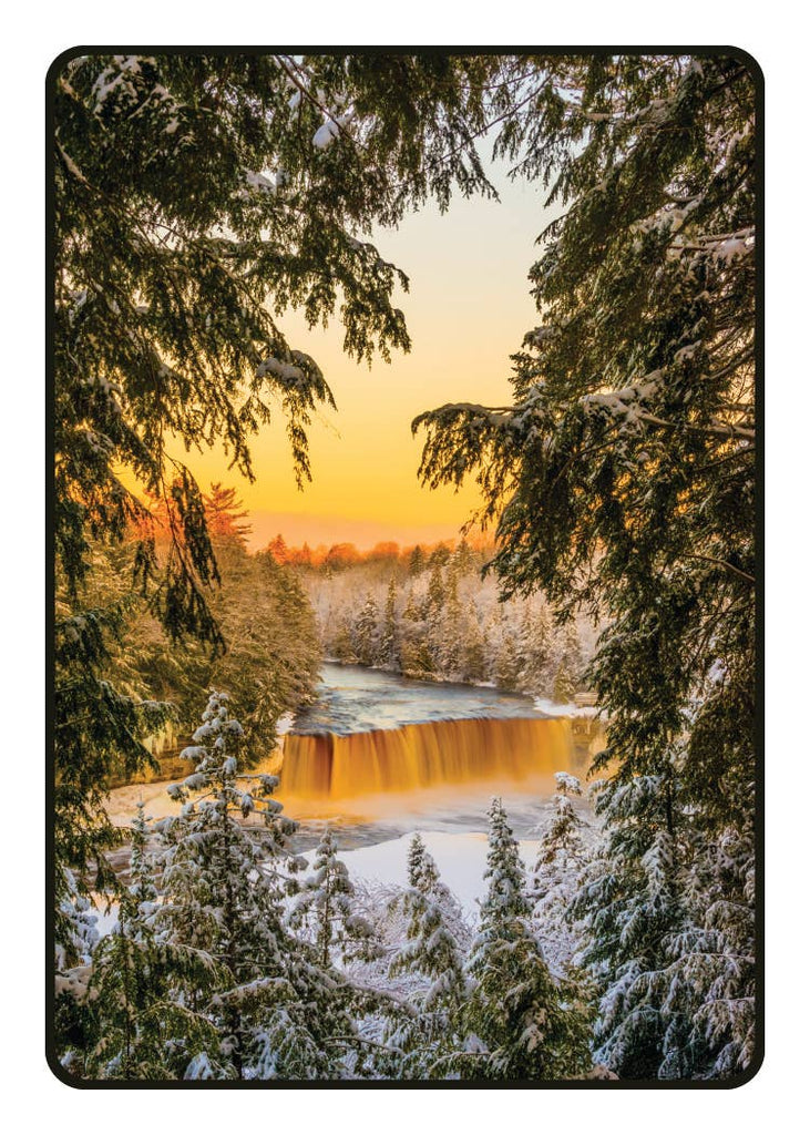 WATERFALLS OF MICHIGAN - Playing Cards - Euchre Friendly