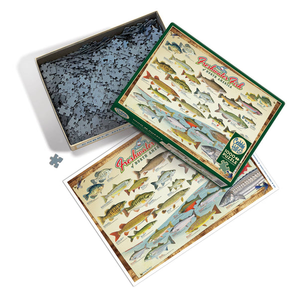 Freshwater Fish of North America 1000pc puzzle – The 906 Hunting