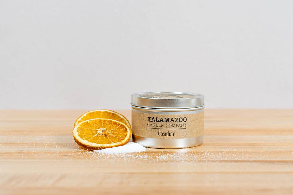 Obsidian Candle 5oz Tin