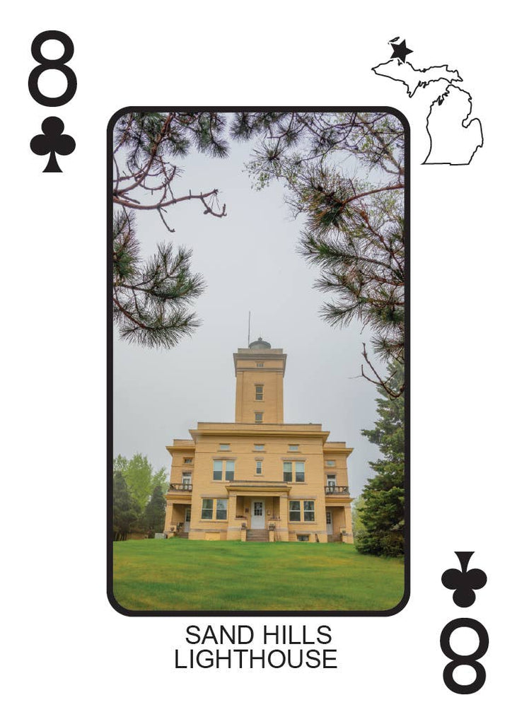 LIGHTHOUSES OF MICHIGAN - Playing Cards - Euchre Friendly