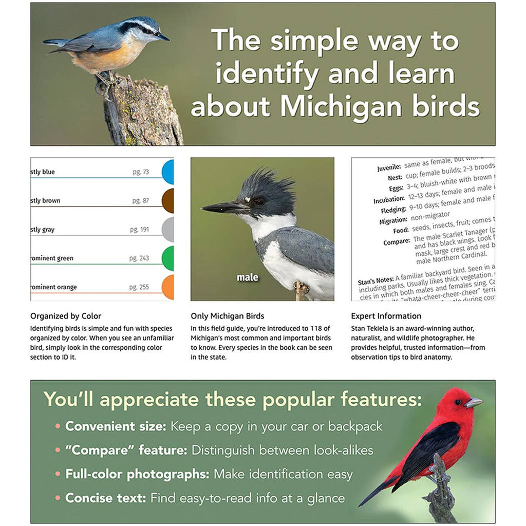 Birds of Michigan Field Guide 3e