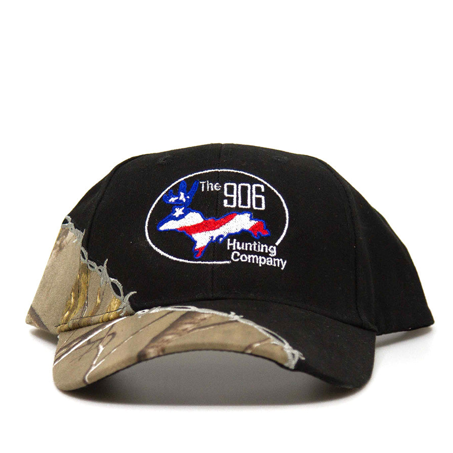Barbed Wire Hat: Black/Realtree