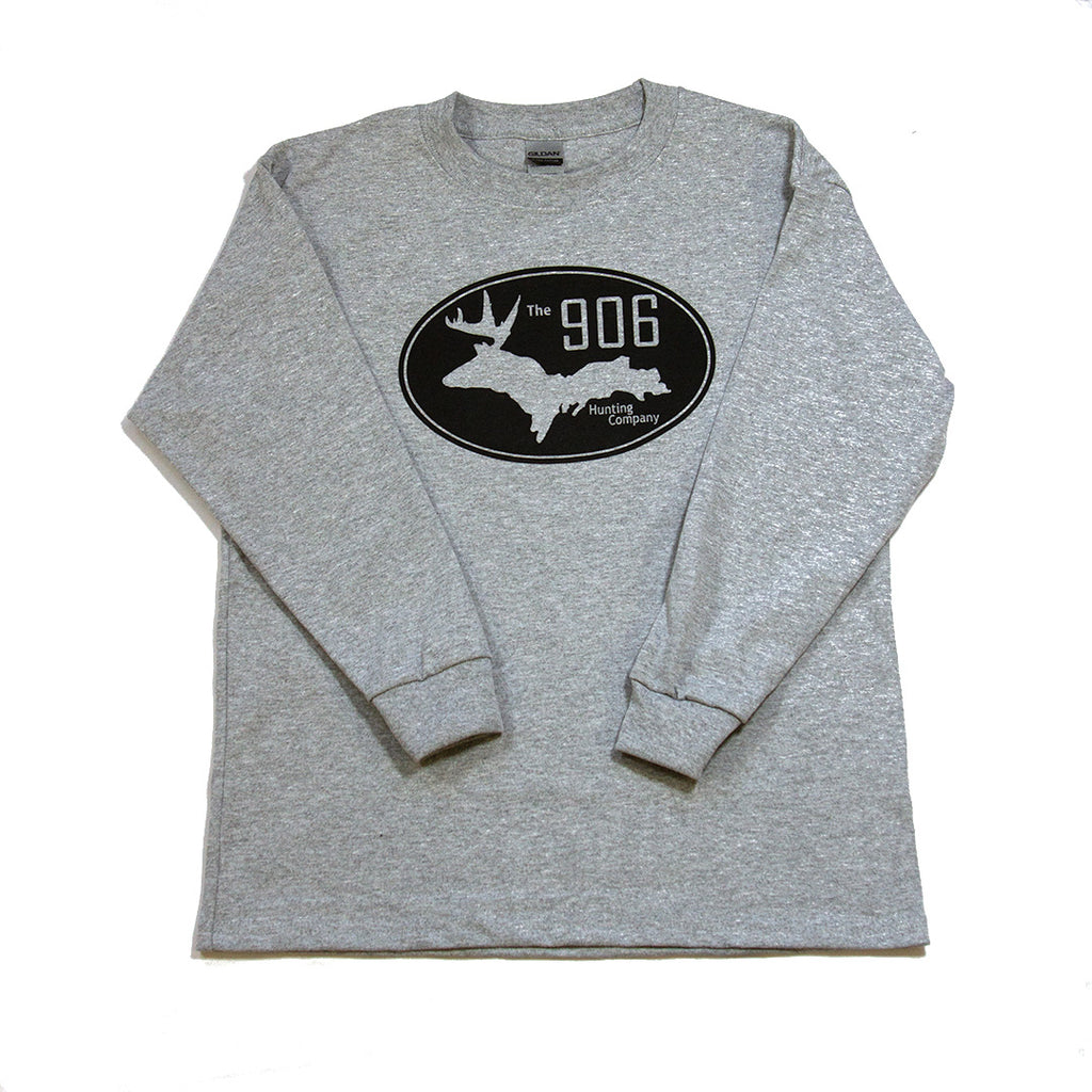 Youth Gray Logo Longsleeve