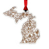 Michigan Map Ornament