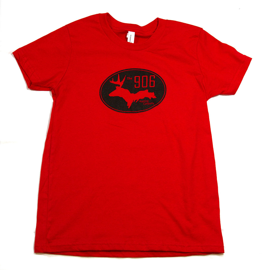 Youth Red w/Black Logo T-Shirt